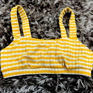 Solid & Striped swim top